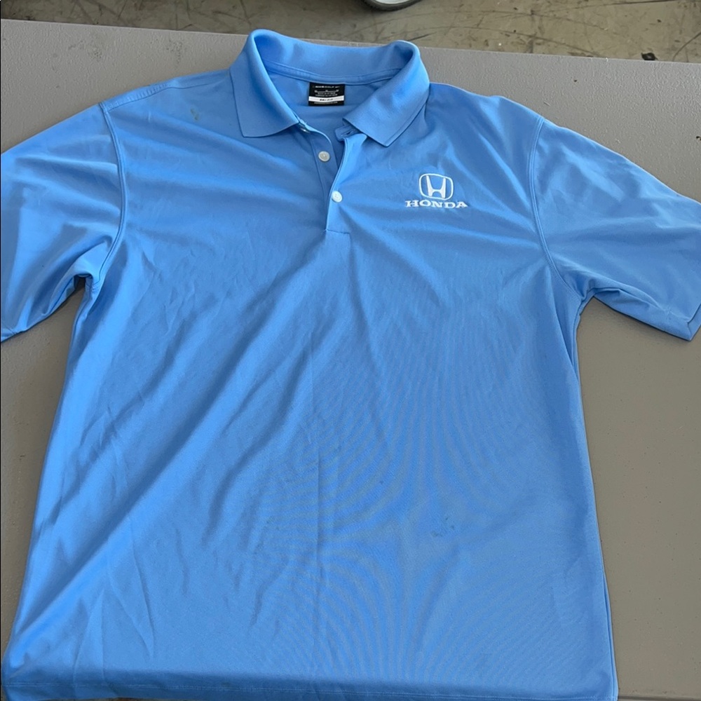 Nike Golf Sky Blue Dri-FIT Polo